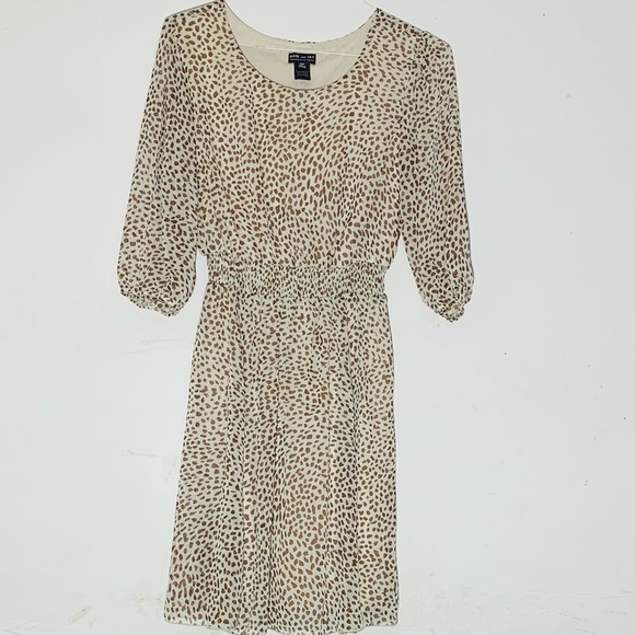 kate and lily Dresses & Skirts - Kate and Lily Women’s Leopard Print Midi Dress SZ Petite 12